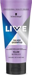 Shampoo Schwarzkopf Live Silver, 3 x 200 ml hinta ja tiedot | Shampoot | hobbyhall.fi