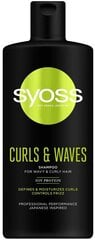 Shampoo Syoss Curls & Waves, 6 x 440 ml hinta ja tiedot | Shampoot | hobbyhall.fi