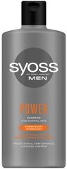 Syoss Men Power Shampoo 440ml, 6 kpl hinta ja tiedot | Shampoot | hobbyhall.fi