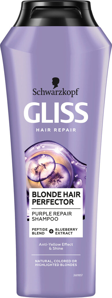 Gliss blond perfect tai shampoo 250ml, 6 kpl hinta ja tiedot | Shampoot | hobbyhall.fi