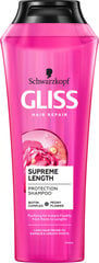 Gliss, jossa pisin shampoo, 250ml, 6 kpl hinta ja tiedot | Shampoot | hobbyhall.fi