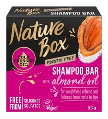 Kiinteä shampoo Nature Box Manteli, 3 x 85 g hinta ja tiedot | Shampoot | hobbyhall.fi