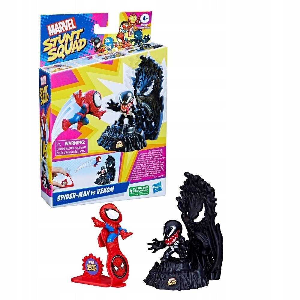 Hasbro Stunt Squad Spider-Man vs. Venom -figuurit hinta ja tiedot | Poikien lelut | hobbyhall.fi