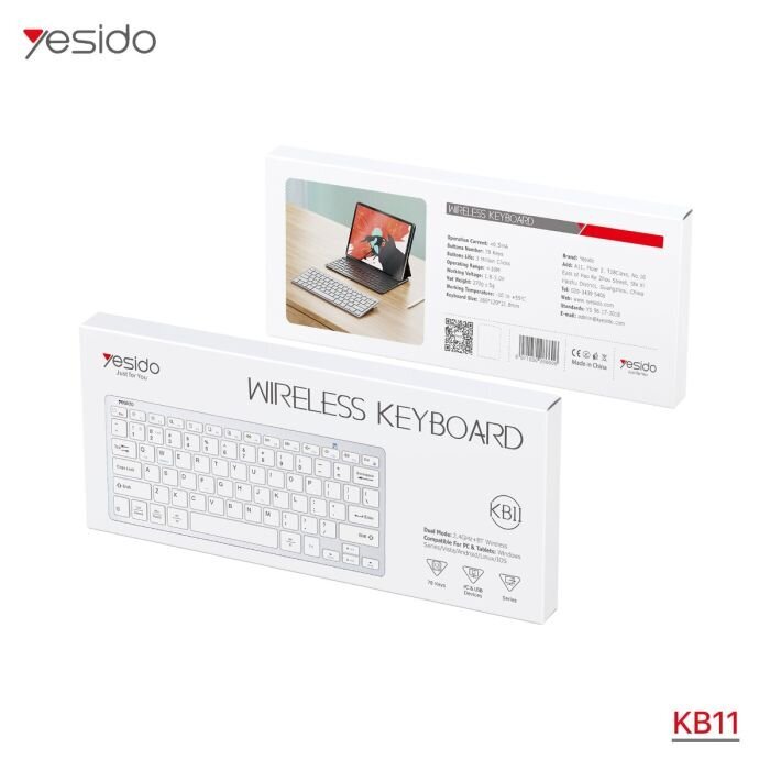 Yesido KB11 hinta ja tiedot | Näppäimistöt | hobbyhall.fi