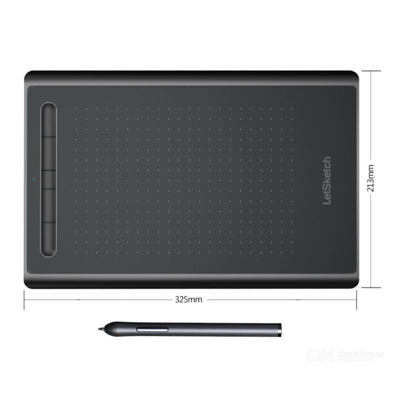 VSON LetSketch WP9625 Professional Wireless Graphic Tablet Bluetoothilla hinta ja tiedot | Piirustustaulut | hobbyhall.fi