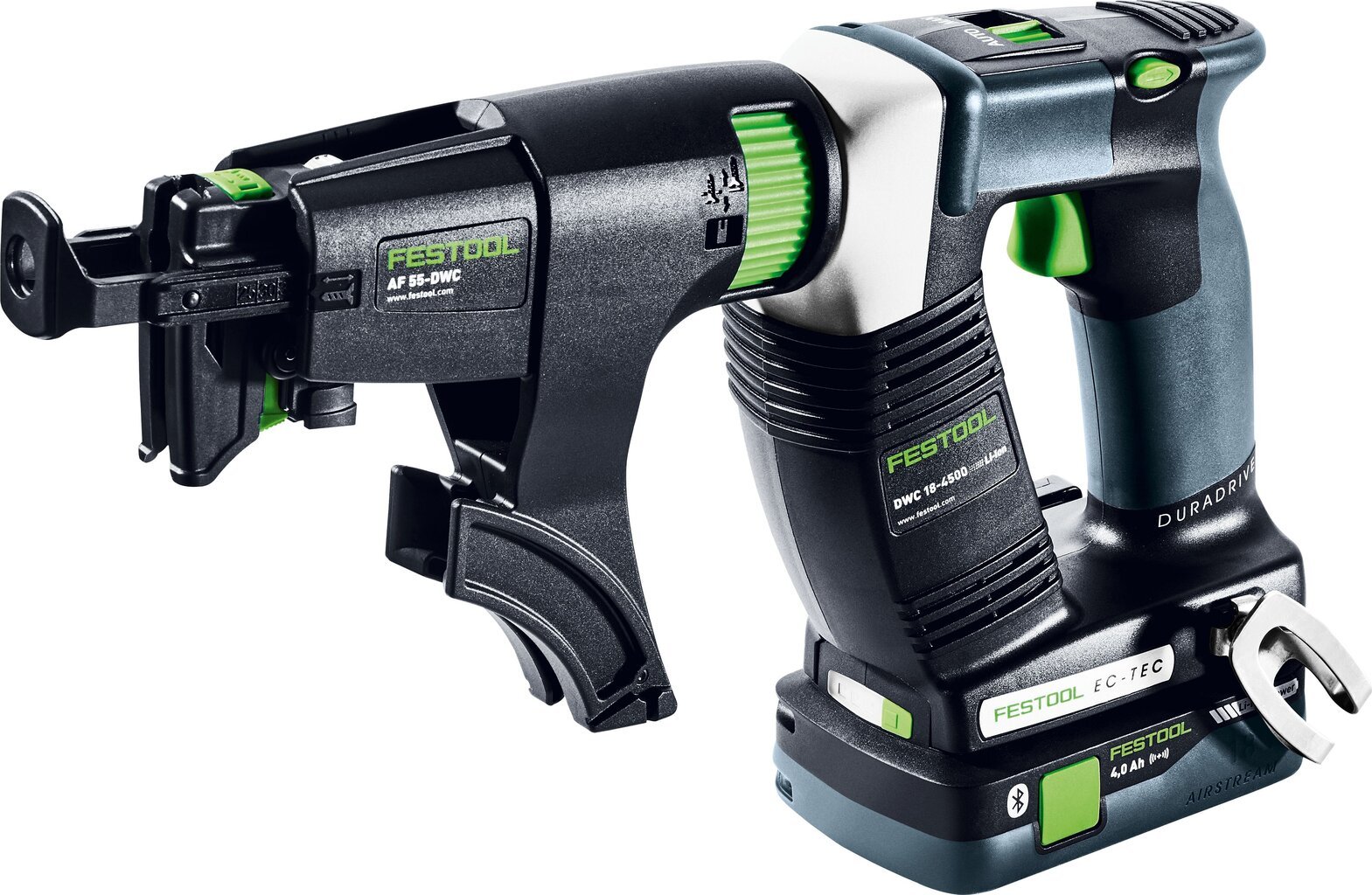 Festool Rakentajan akkuruuvinväännin DWC 18-4500 HPC 4,0 I-Plus DURADRIVE 576502 hinta ja tiedot | Akkuporakoneet ja ruuvinvääntimet | hobbyhall.fi