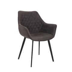 Naomi-tuoli, tummanharmaa hinta ja tiedot | Ruokapöydän tuolit | hobbyhall.fi