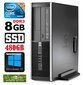 HP 8100 Elite SFF i5-650 8GB 480SSD GT1030 2GB DVD WIN10 hinta ja tiedot | Pöytätietokoneet | hobbyhall.fi