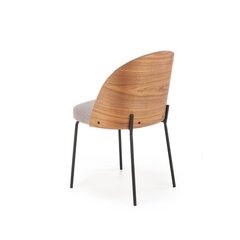Työkalu K451, 2kpl, harmaa / pähkinä. hinta ja tiedot | Ruokapöydän tuolit | hobbyhall.fi