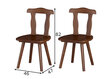 Ruokapöydän tuolit Aosta, 2 hinta ja tiedot | Ruokapöydän tuolit | hobbyhall.fi