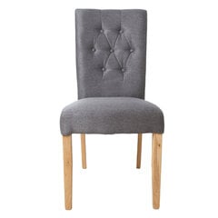 Tuoli QUEEN 64x46xH102cm, harmaa hinta ja tiedot | Ruokapöydän tuolit | hobbyhall.fi
