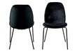 2 tuolin setti Carmen, musta hinta ja tiedot | Ruokapöydän tuolit | hobbyhall.fi