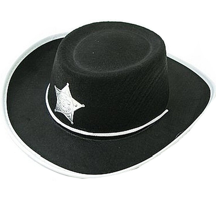 Musta Cowboy-Hatu Tähdella S hinta ja tiedot | Naamiaisasut | hobbyhall.fi