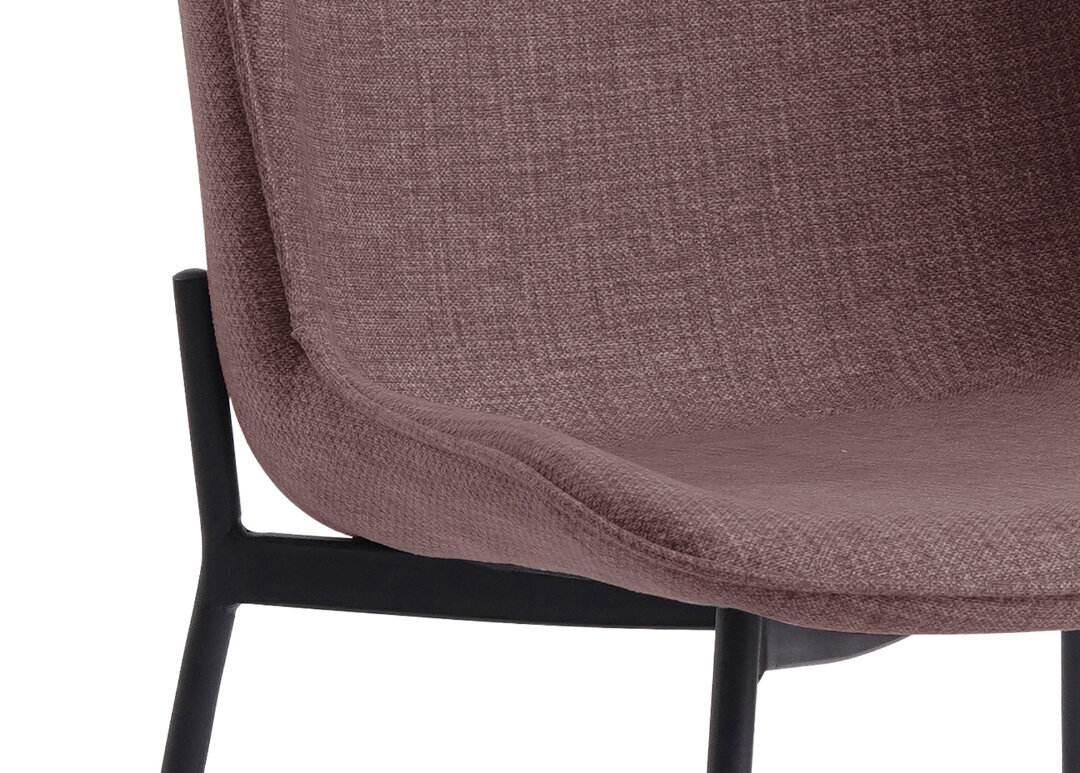 2 tuolin setti SalesFever 393727, ruskea/musta hinta ja tiedot | Ruokapöydän tuolit | hobbyhall.fi