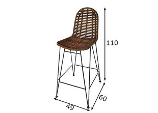 Baarituoli Rattan hinta ja tiedot | SIT Huonekalut ja sisustus | hobbyhall.fi