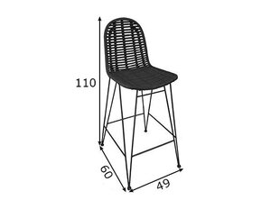 Baarituoli Rattan hinta ja tiedot | SIT Huonekalut ja sisustus | hobbyhall.fi