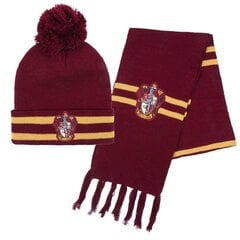 Harry Potter hattu ja huivi punainen (yksi koko) hinta ja tiedot | Naamiaisasut | hobbyhall.fi