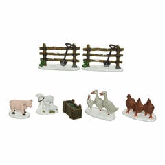 Figuurit eläimet Farm (3 x 7 x 5,5 cm) hinta ja tiedot | Joulukoristeet | hobbyhall.fi