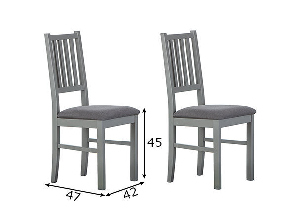 Ruokapöydän tuolit Luzerna, 2kpl hinta ja tiedot | Ruokapöydän tuolit | hobbyhall.fi