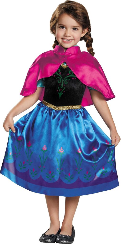 Karnevaaliasu Disney Frozen Anna, 109-123 cm hinta ja tiedot | Naamiaisasut | hobbyhall.fi