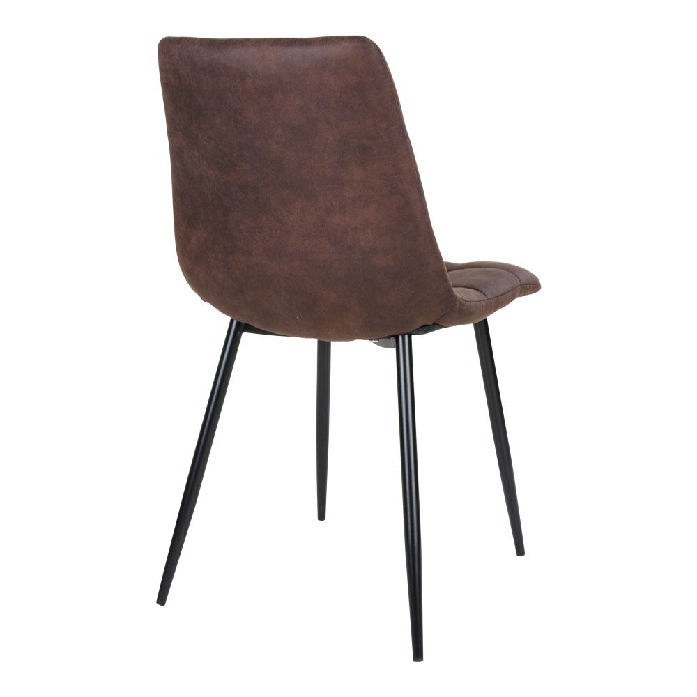 2 tuolin sarja Middelfart, ruskea hinta ja tiedot | Ruokapöydän tuolit | hobbyhall.fi