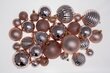 Pink-Gold Christmas Tree Baubles 36 PC 311433B hinta ja tiedot | Joulukuusen koristeet | hobbyhall.fi