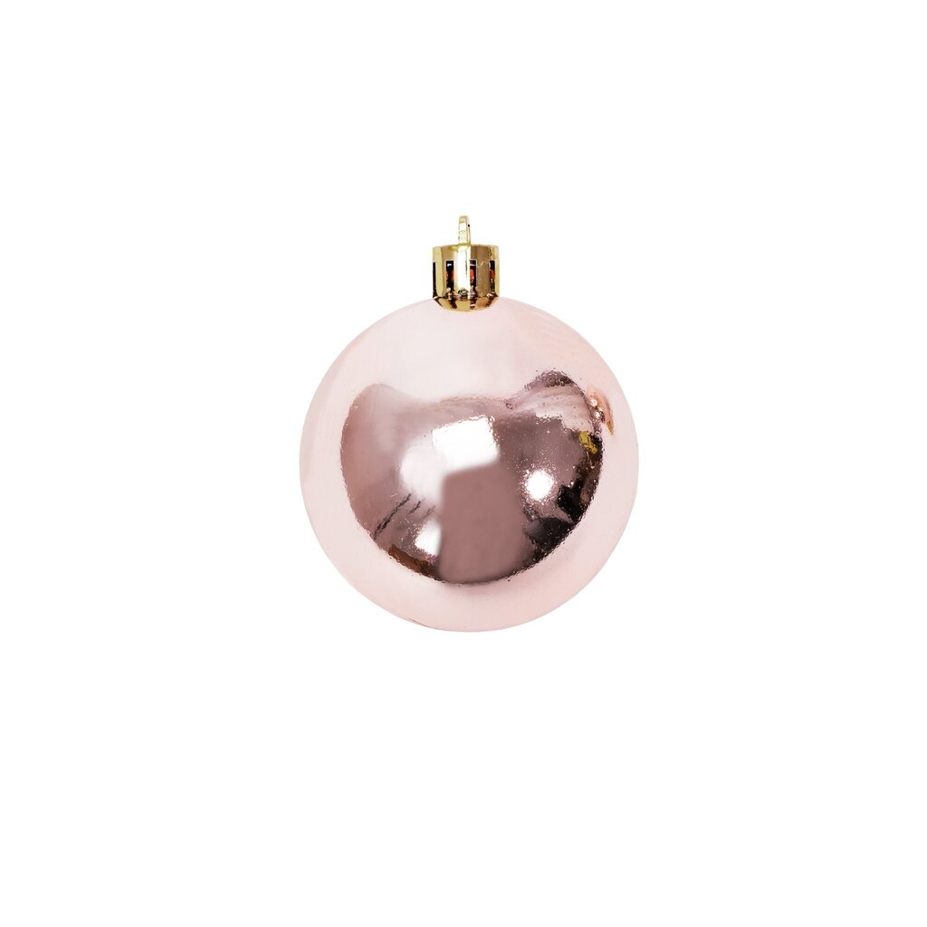 Pink-Gold Christmas Tree Baubles 36 PC 311433B hinta ja tiedot | Joulukuusen koristeet | hobbyhall.fi