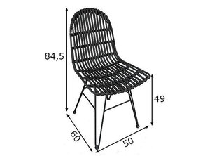 Rottinkituoli Rattan hinta ja tiedot | Ruokapöydän tuolit | hobbyhall.fi