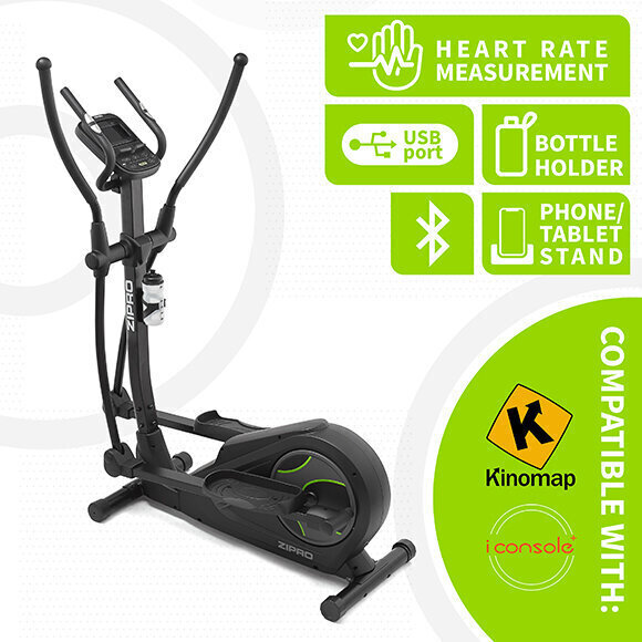 Elliptinen kuntolaite Zipro iconsole + Heat hinta ja tiedot | Crosstrainerit | hobbyhall.fi