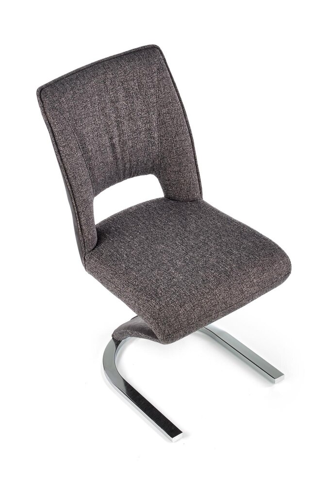 2 tuolin sarja Halmar K441, harmaa/musta hinta ja tiedot | Ruokapöydän tuolit | hobbyhall.fi