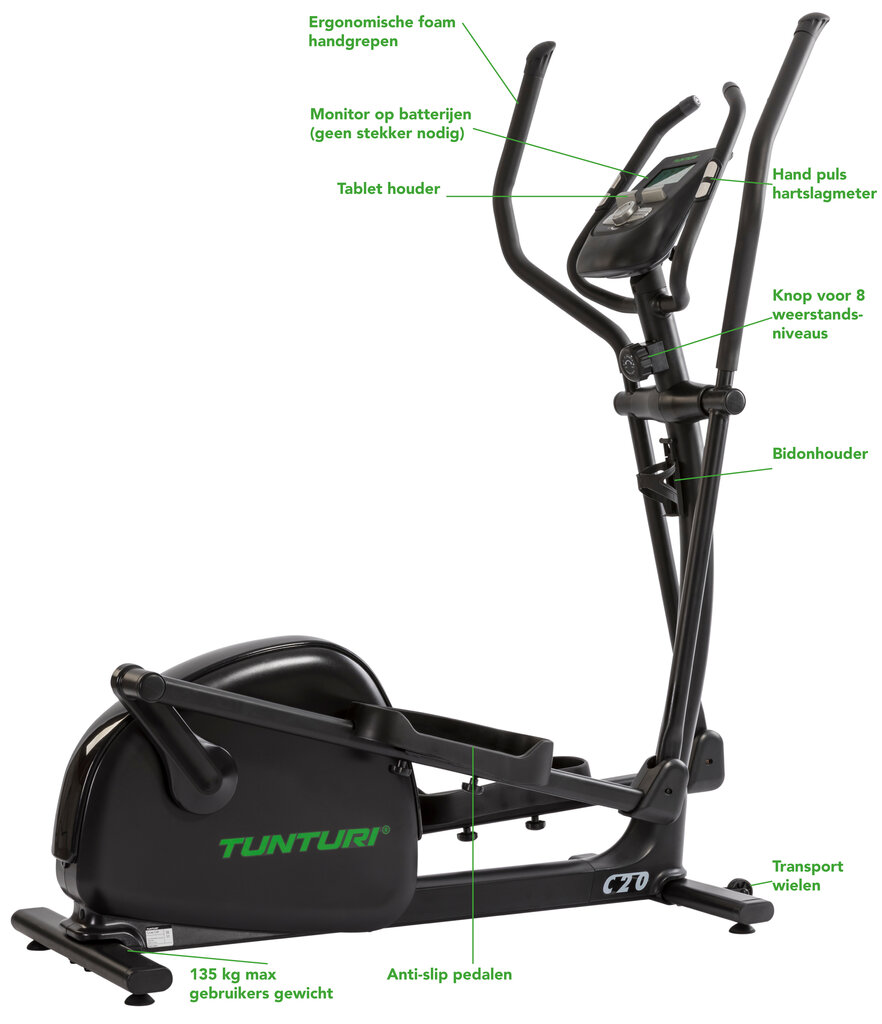 Elliptinen crosstrainer Tunturi Competence C20 hinta ja tiedot | Crosstrainerit | hobbyhall.fi