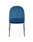 4-tuolin setti Halmar K443, sininen. hinta ja tiedot | Ruokapöydän tuolit | hobbyhall.fi