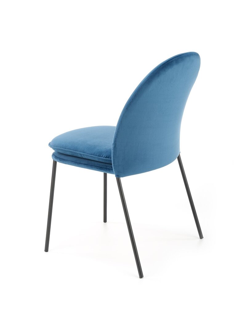 4-tuolin setti Halmar K443, sininen. hinta ja tiedot | Ruokapöydän tuolit | hobbyhall.fi