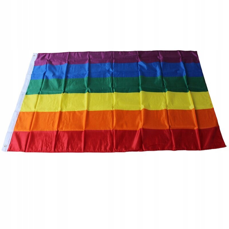 LGBT Sateenkaarilippu LARGE 90x150cm hinta ja tiedot | Liput | hobbyhall.fi