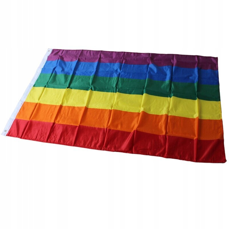 LGBT Sateenkaarilippu LARGE 90x150cm hinta ja tiedot | Liput | hobbyhall.fi