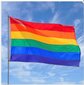 LGBT Sateenkaarilippu LARGE 90x150cm hinta ja tiedot | Liput | hobbyhall.fi