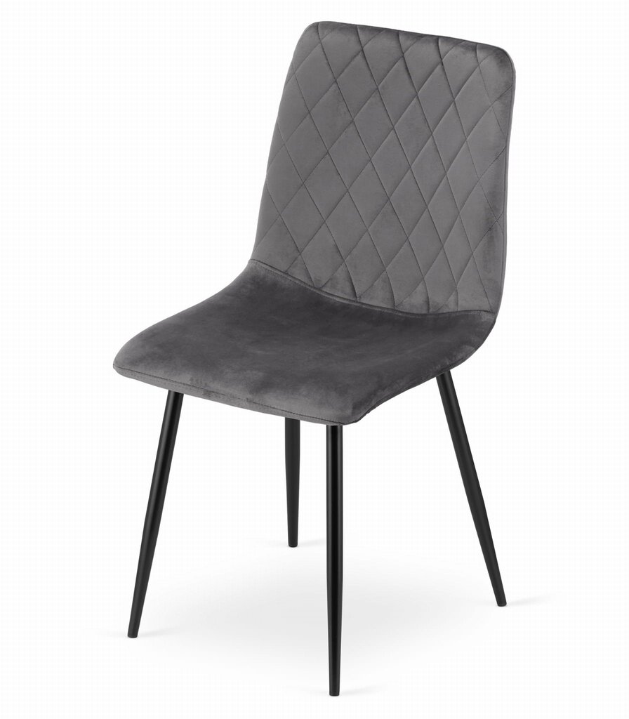 4-tuolisetti Turin, harmaa hinta ja tiedot | Ruokapöydän tuolit | hobbyhall.fi