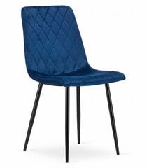 4-tuolisetti Turin, sininen hinta ja tiedot | Ruokapöydän tuolit | hobbyhall.fi