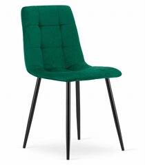 4-tuolisetti Sara, vihreä hinta ja tiedot | Ruokapöydän tuolit | hobbyhall.fi