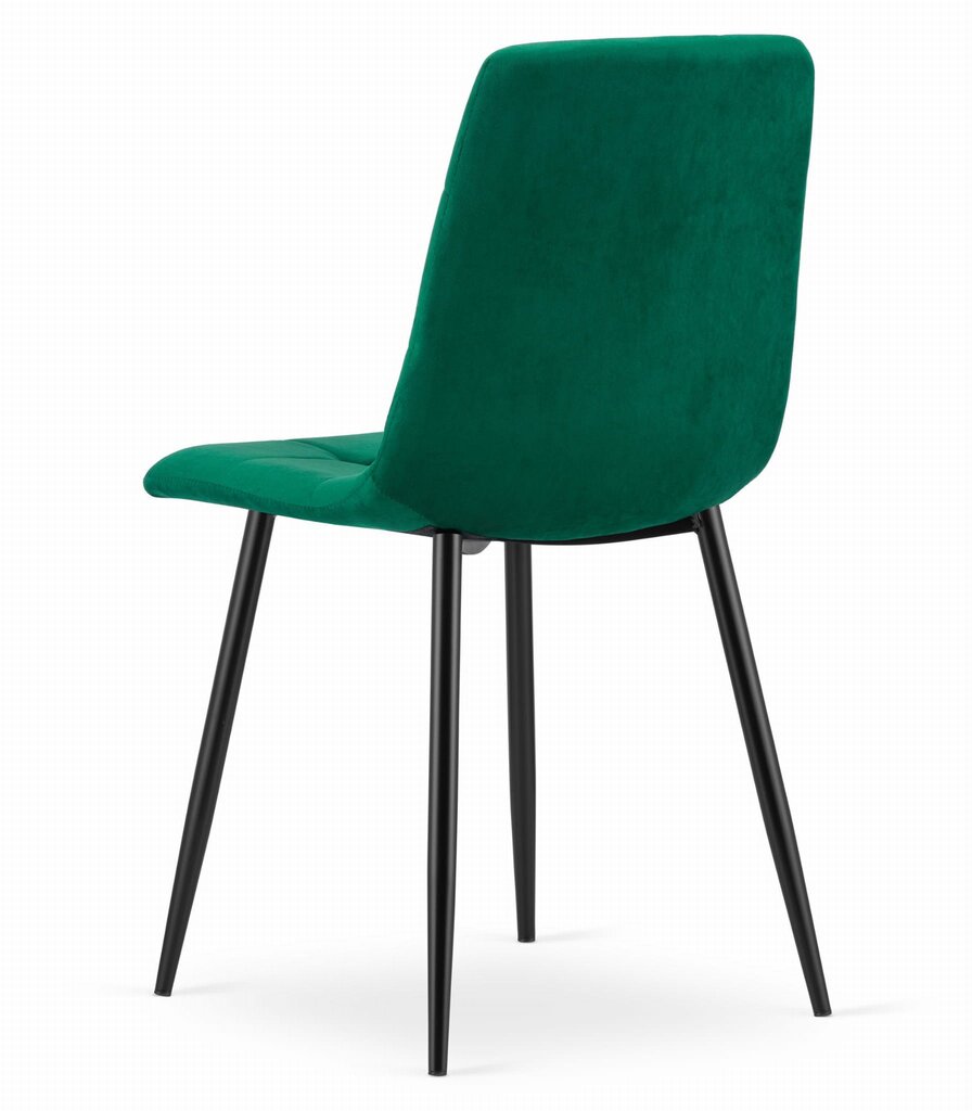 4-tuolisetti Sara, vihreä hinta ja tiedot | Ruokapöydän tuolit | hobbyhall.fi