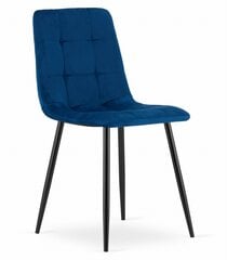 4-tuolisetti Sara, sininen hinta ja tiedot | Ruokapöydän tuolit | hobbyhall.fi