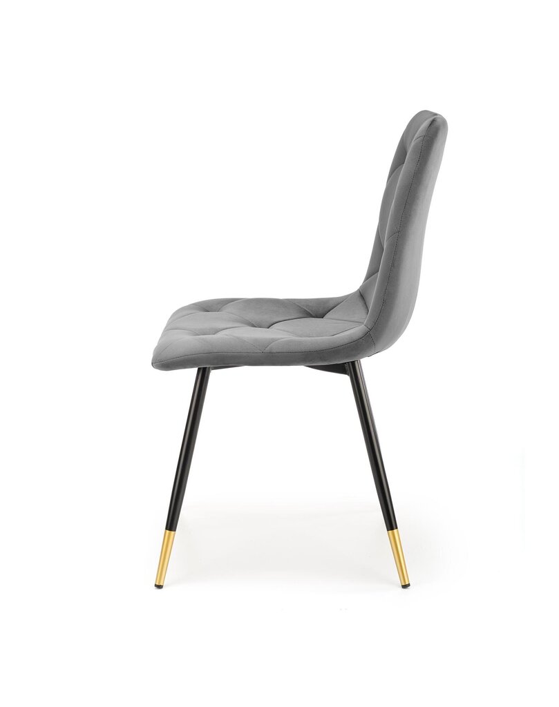 4 tuolin sarja Halmar K438, harmaa hinta ja tiedot | Ruokapöydän tuolit | hobbyhall.fi