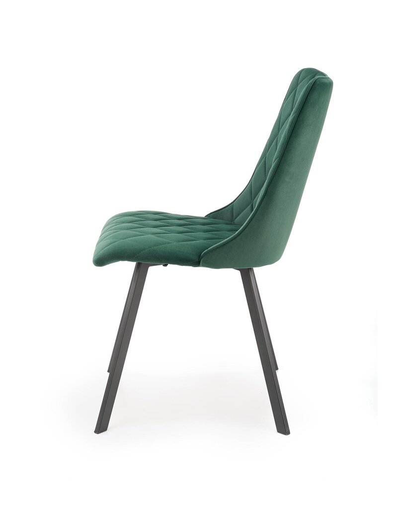 4 tuolin sarja Halmar K450, vihreä hinta ja tiedot | Ruokapöydän tuolit | hobbyhall.fi