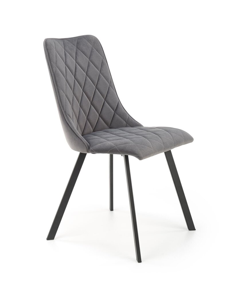 4 tuolin sarja Halmar K450, harmaa hinta ja tiedot | Ruokapöydän tuolit | hobbyhall.fi