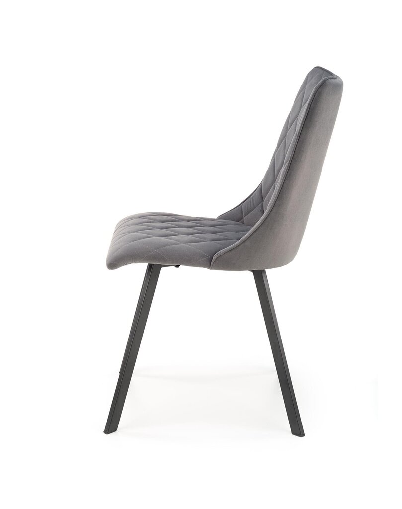 4 tuolin sarja Halmar K450, harmaa hinta ja tiedot | Ruokapöydän tuolit | hobbyhall.fi