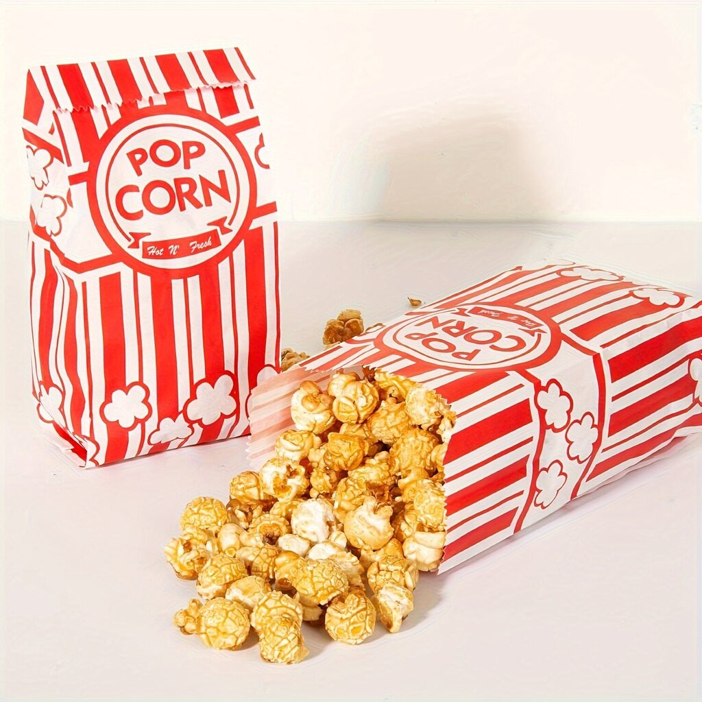 Popcorn-pussit 50kpl hinta ja tiedot | Juhlakoristeet | hobbyhall.fi