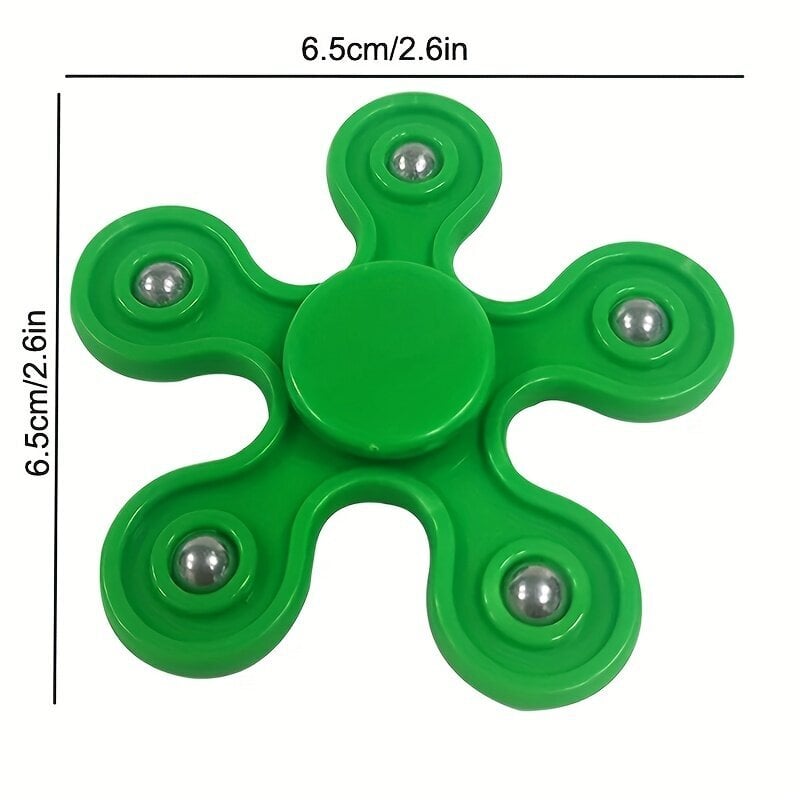 5 kpl fidget spinner -lelu hinta ja tiedot | Juhlakoristeet | hobbyhall.fi