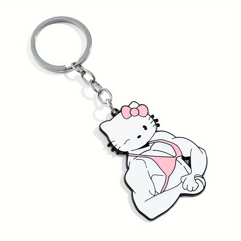 Kawaii avaimenperä hello kitty kuromi anime lihas hauska metallinen reppu riipus lelu lahja hinta ja tiedot | Juhlakoristeet | hobbyhall.fi