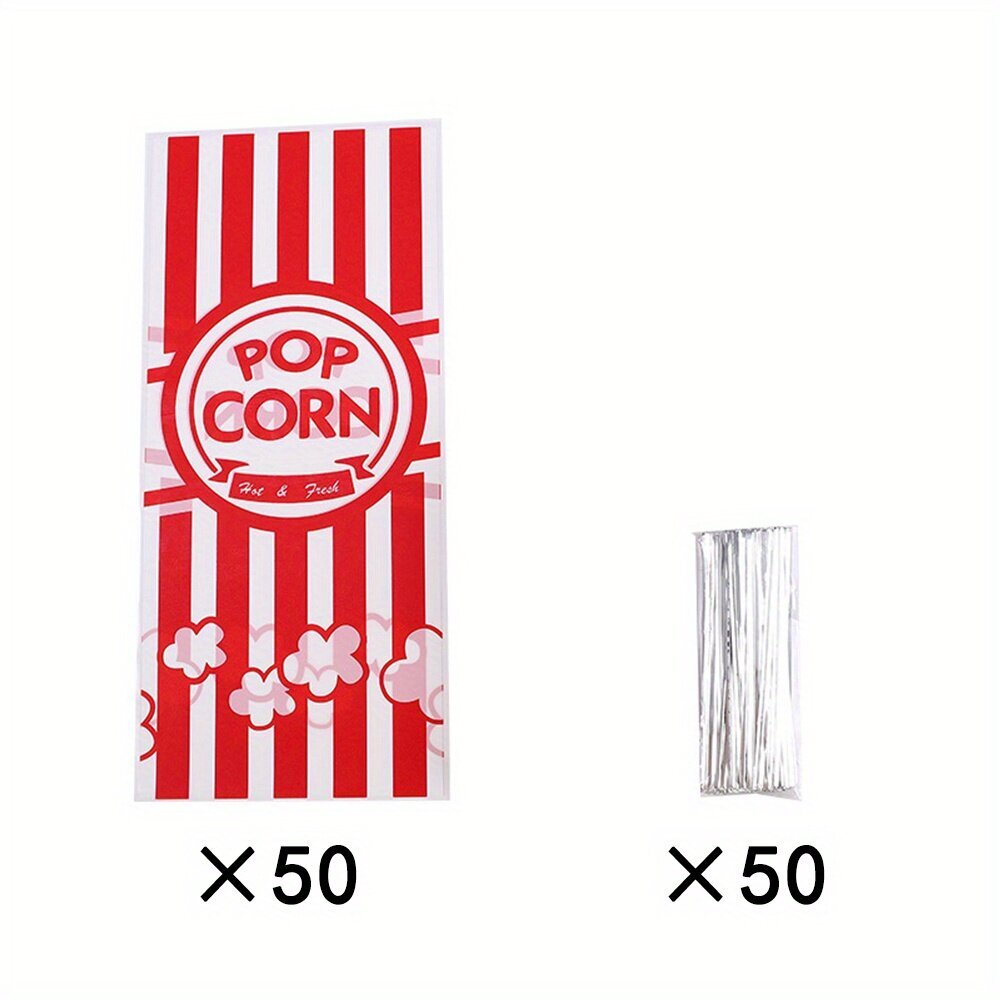 '50 kpl popcorn-väripainatuspakkauspussi' hinta ja tiedot | Juhlakoristeet | hobbyhall.fi