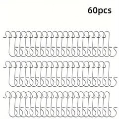'60kpl joulukoristeen koukut ornamenttiripustimet joulumetallilanka hopeanhohtoiset kultaiset koukut punaiset vihreät koukut joulukuusen koristeluun pääsiäislahja' hinta ja tiedot | Juhlakoristeet | hobbyhall.fi